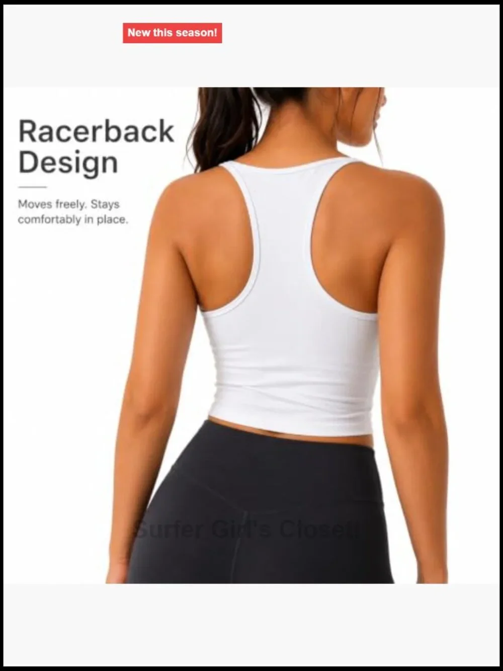N/A racerback tank
